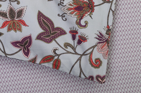 Комплект постельного белья Volongo 2 серый с рисунком Lameirinho 