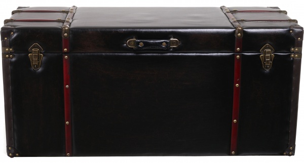 Сундук-пуф CHESTERFIELDS L 102x41.5x46.5 см темно-коричневый 