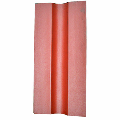 Покрівельний жолоб без планки червоний