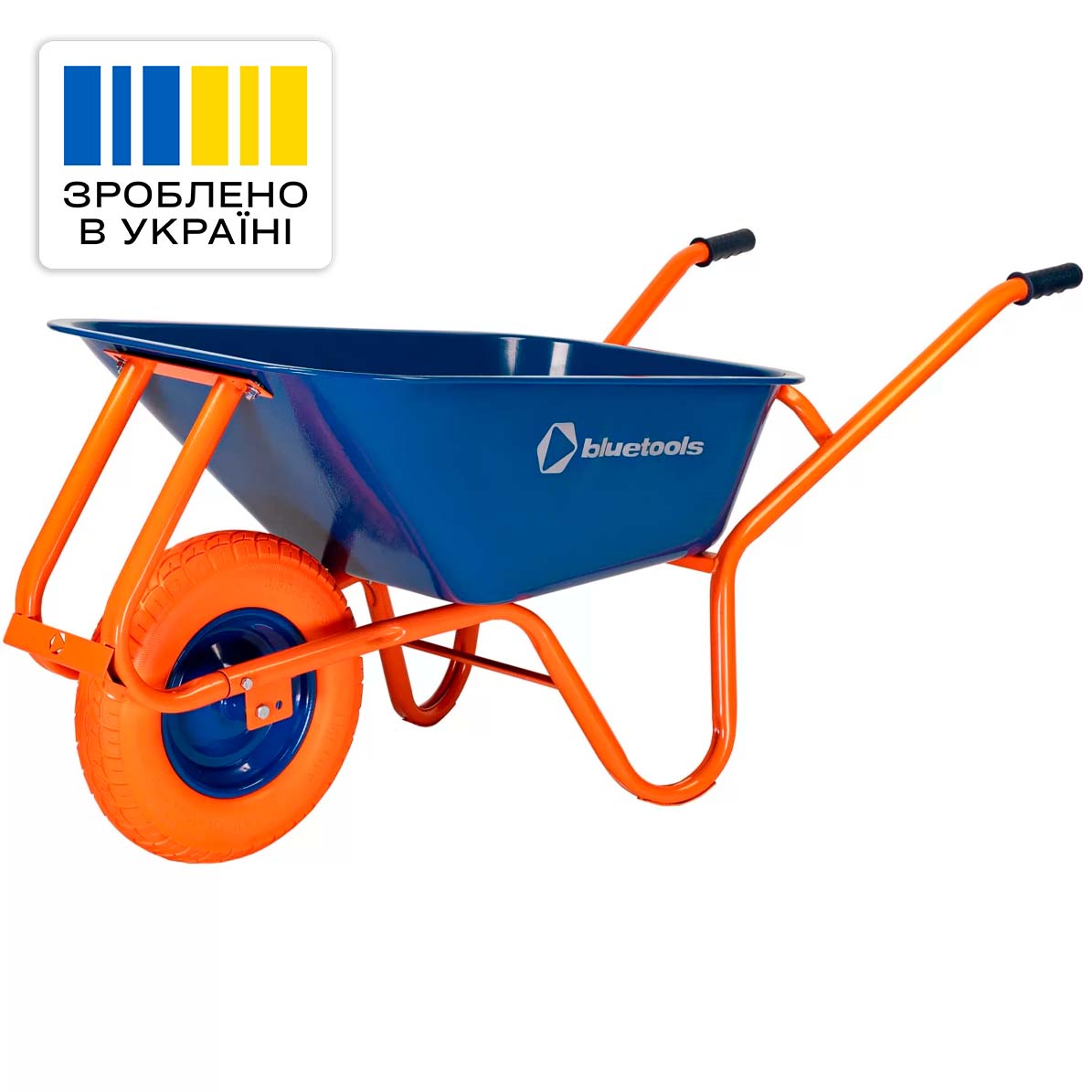 Тачка садовая BLUETOOLS 100 л до 180 кг Formula 1 Industrial (220-4008) — фото 1