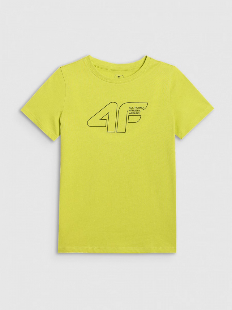 Футболка 4F TSHIRT M2417 4FJWAW25TTSHM2417-72S р.128 жовтий