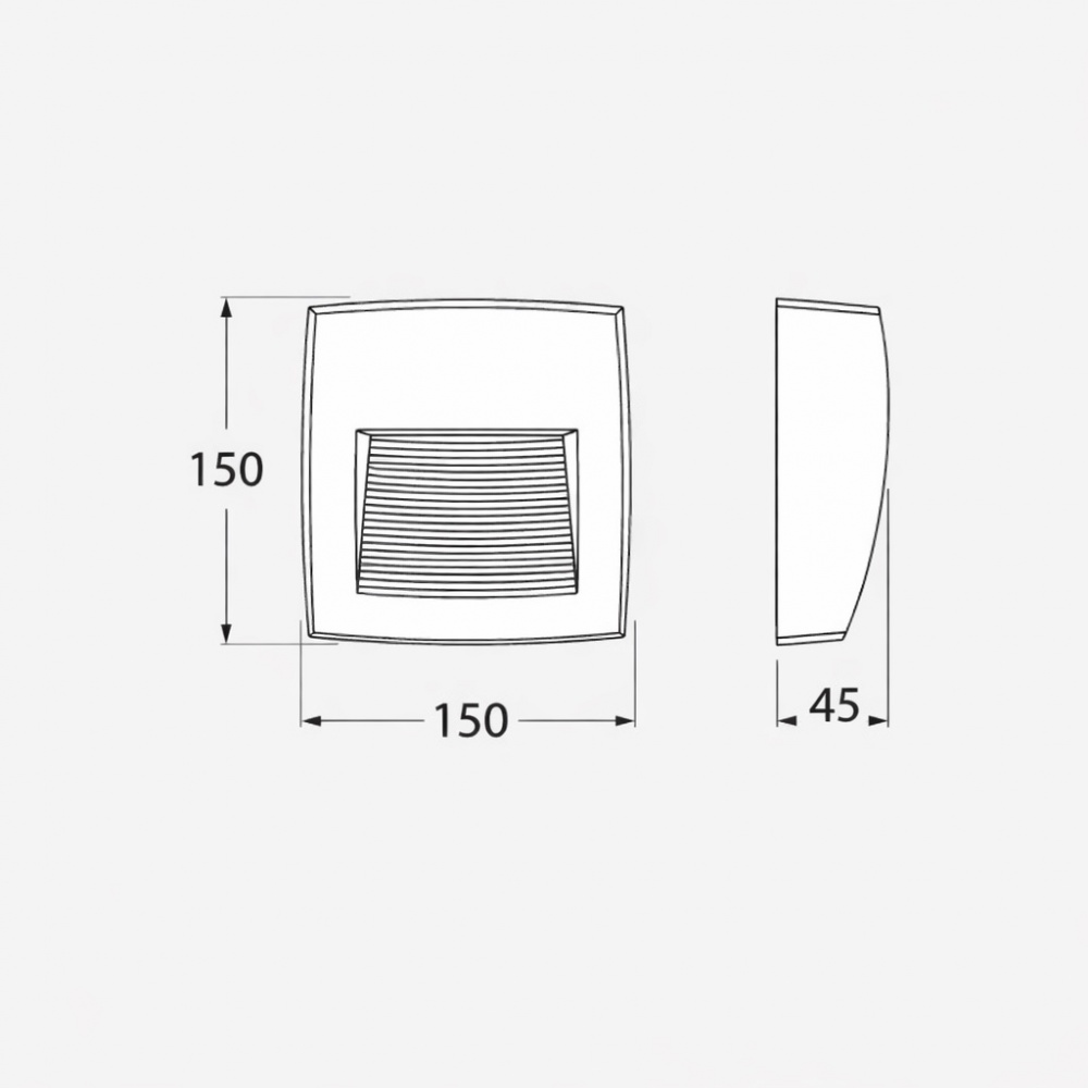 Світильник вуличний настінний FUMAGALLI LORENZA 150 CCT 1x3,5 Вт R7S чорний