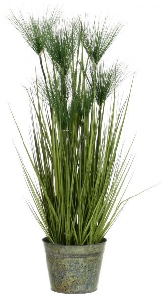 Растение искусственное Стангерия в металлическом горшке 91 см