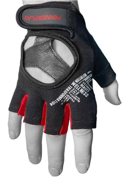 Перчатки для фитнеса PowerPlay PP 2222 р. L черный 