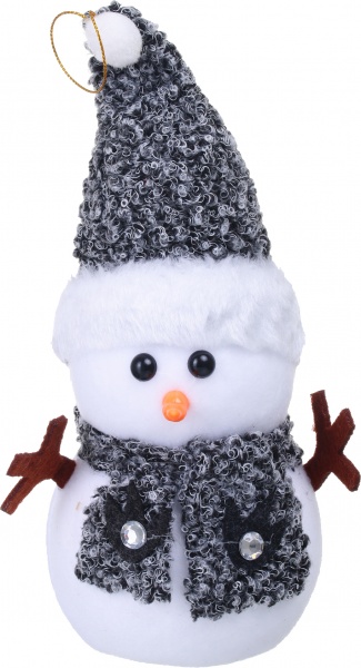 Підвіска Сніговик пінопласт мікс 4 види 14 см 