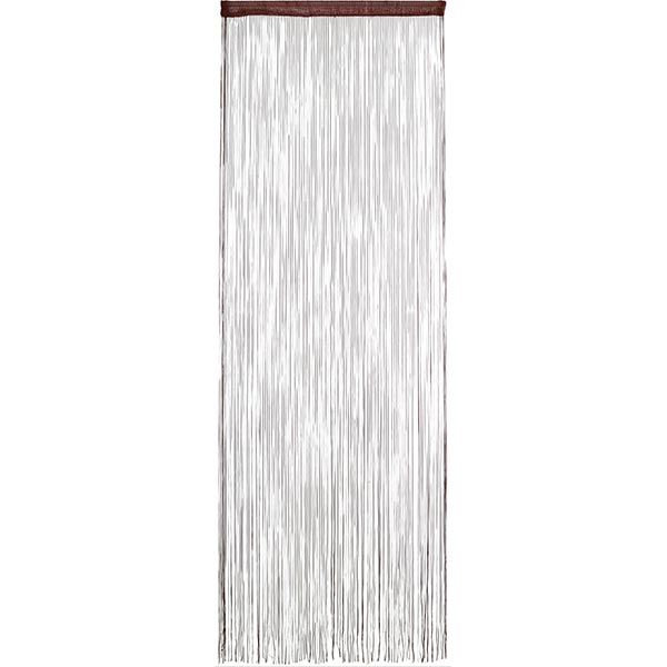 Штора-нитки Underprice Stripe шоколадна 100x280 см