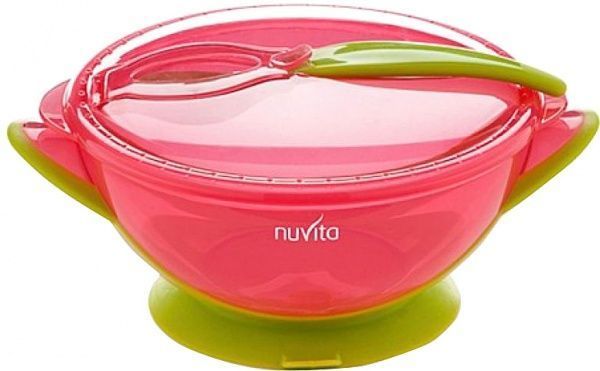 Набор детской посуды Nuvita NV1421Pink