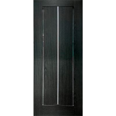 Двері полотно Стела 60 см венге димчастий глухе