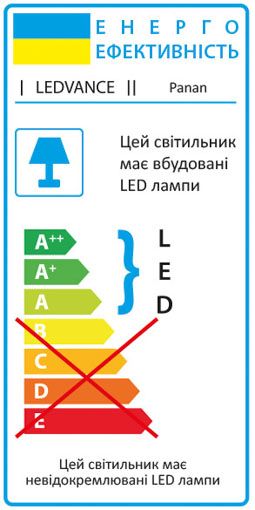 Настольная лампа офисная Ledvance Panan Disc Double LED 5 Вт белый 