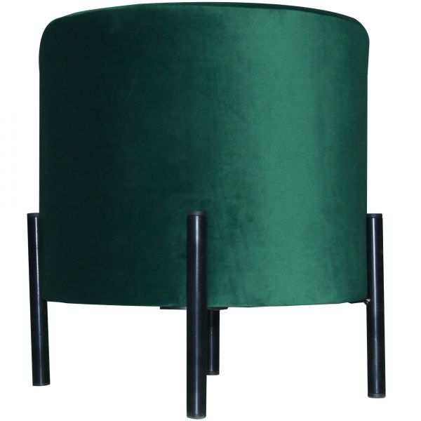Пуф Ракета велюр Jasmin 38 темно-зеленый 