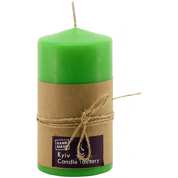 Свічка Candle Factory EcoLife зелена 140 мм