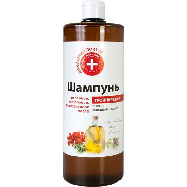 Шампунь Домашний Доктор Тройная сила 1 л