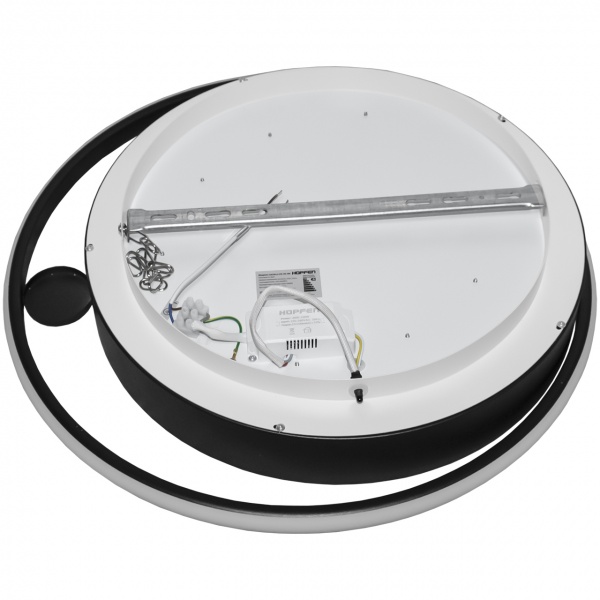 Світильник світлодіодний Hopfen з пультом ДК 80 Вт чорний 3000-6500 К SATELLITE 80W R BK 