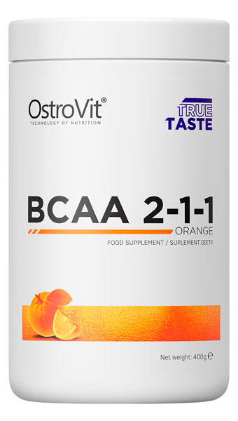Аминокислотная смесь Ostrovit BCAA 2-1-1 апельсин 400 г 