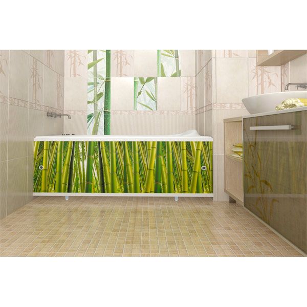 Екран для ванни МетаКам Ультралегкий арт 1.68 м бамбук