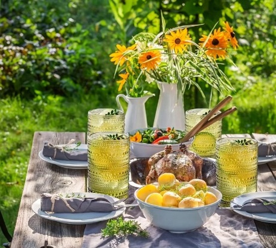 Стакан высокий Fiora Bubble Green 440 мл 1 шт.