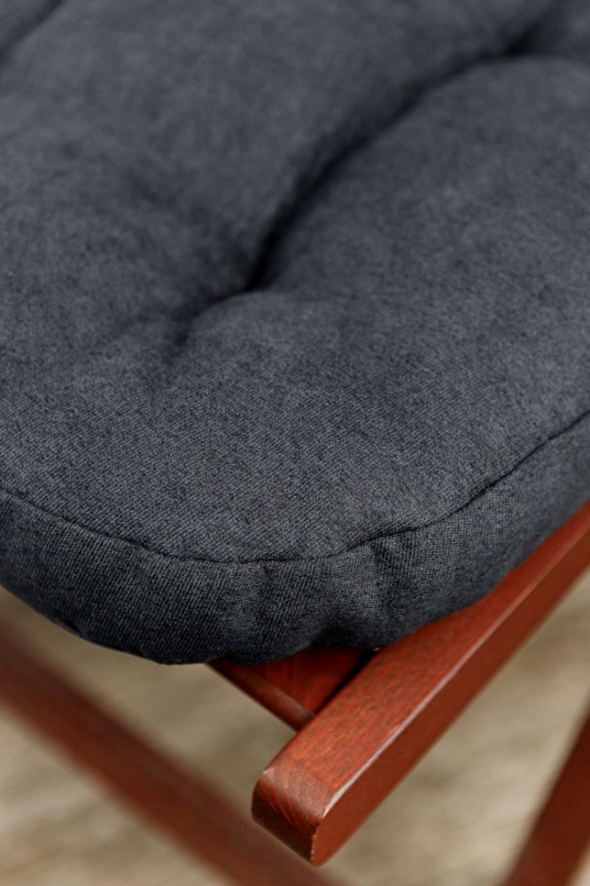 Подушка на стул 40х40см LUIS черная La Nuit