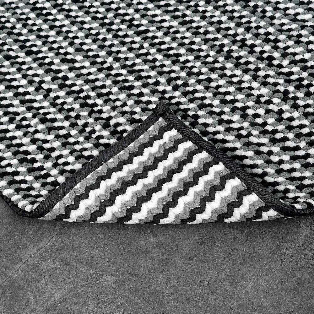 Коврик для туалета Dariana Мелоди 55x50 см темно-серый