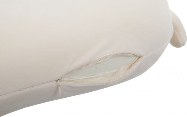 Подушка дорожня Котик 43х22 см айворі 