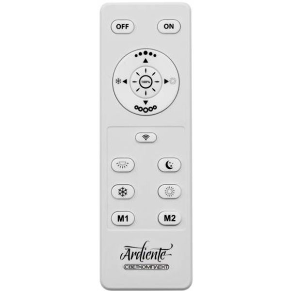 Люстра світлодіодна Светкомплект Ardiente L-TU-R 8024 OP RC з пультом ДК 104 Вт білий 