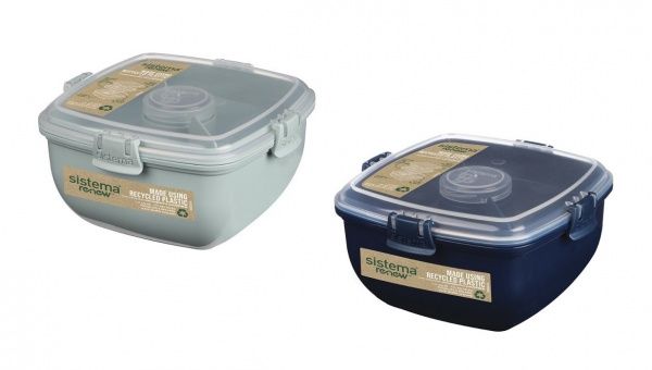Ланч-бокс RENEW 1 л пластик серый 02500199 Sistema
