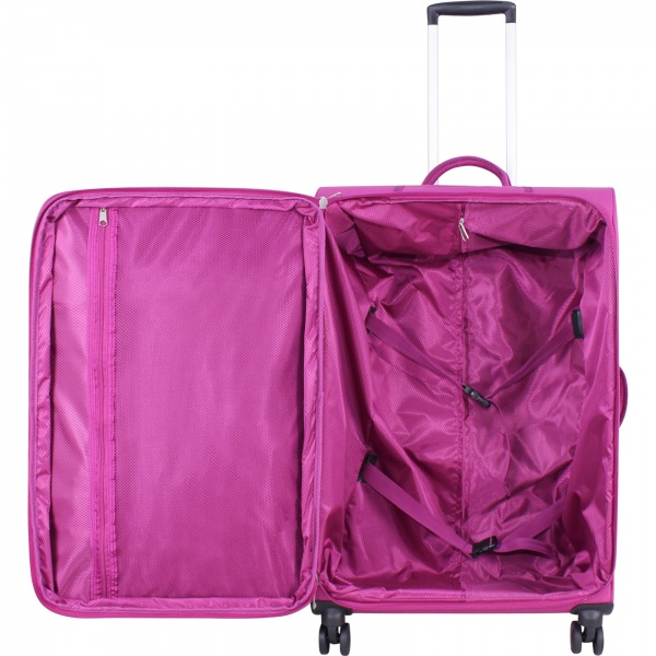 Чемодан Bagland L New 90 л малиновый 3799127 