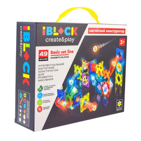 Конструктор магнитный Iblock PL-921-254