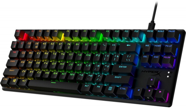 Клавіатура ігрова HyperX Alloy Origins Core PBT HX USB (639N7AA) black 
