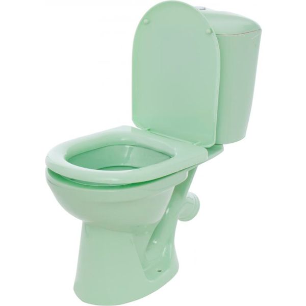 Компакт Керамин Палитра МС Алкапласт с сиденьем салатовый 