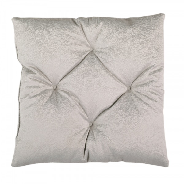 Подушка Solar 4 закрепки ромбом серый Solar 80