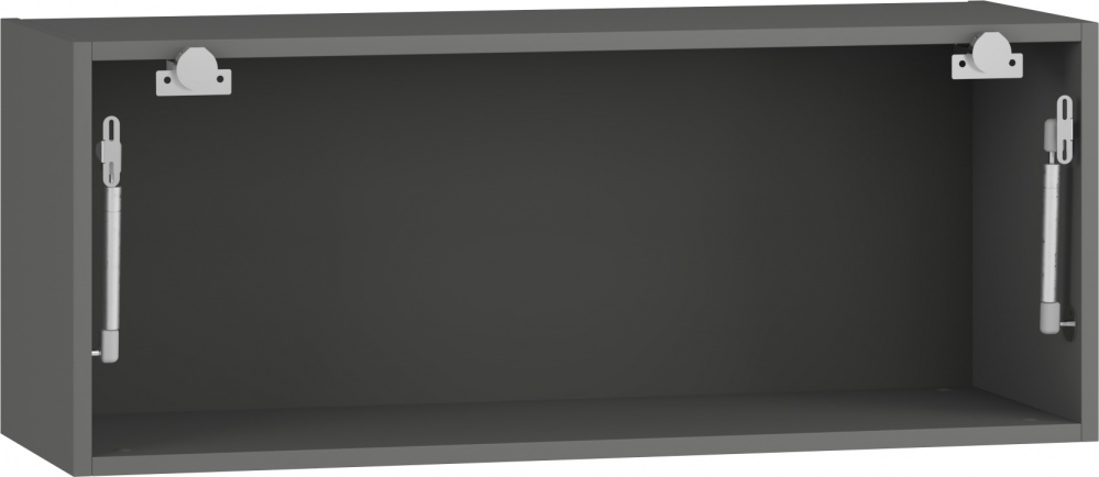 Шкаф верхний Грейд Оптимум с газлифтом LS (фас.СВ) 900x360x297 мм серый графит