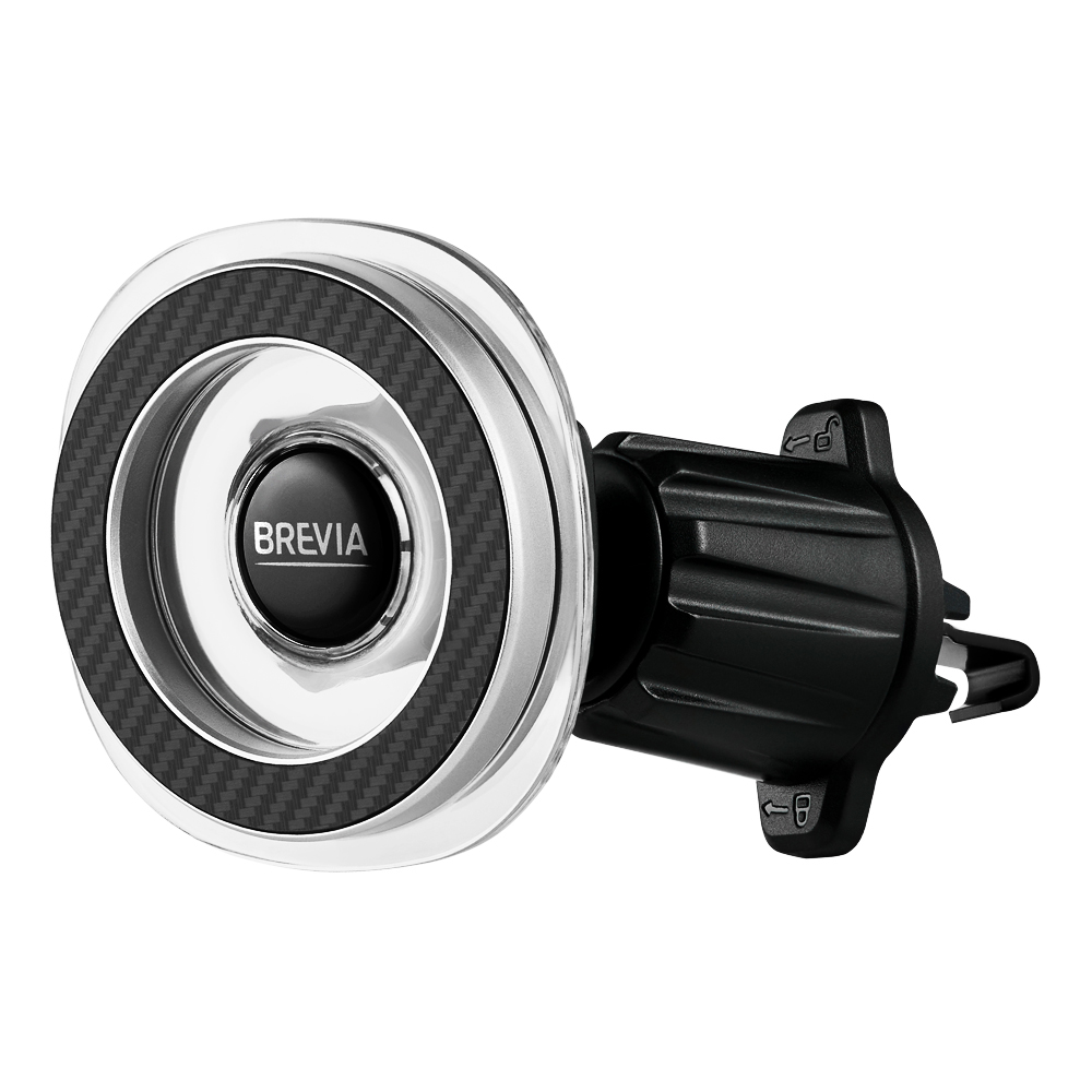 Автотримач AirVent Ultra Сrystal MagRING Brevia 48020 [019] Black