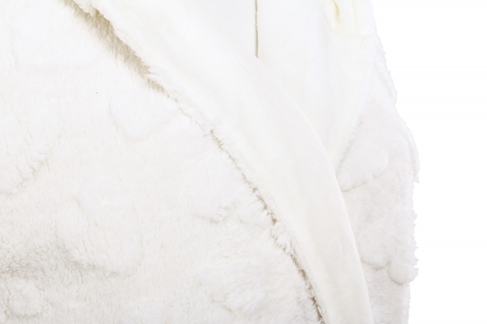 Набор La Nuit халат женский с капюшоном и носками Geneve р. XL айвори