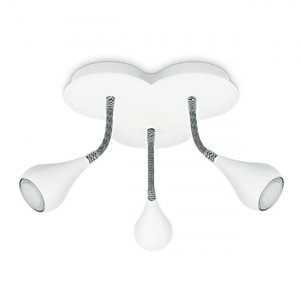 Люстра потолочная Eglo Перо 3x5 Вт GU10 белый 