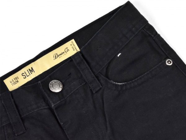Джинсы Denim Co 1940 р.104-110 черный 16793 