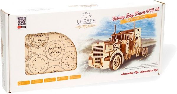 3D-конструктор Ugears Тягач VM-03 70056