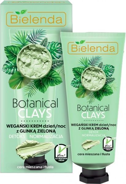 Крем для лица день-ночь Bielenda с зеленой глиной и алоэ 50 мл