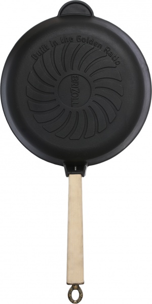 Сковорода чавунна 24x6 см 559-015 Brizoll