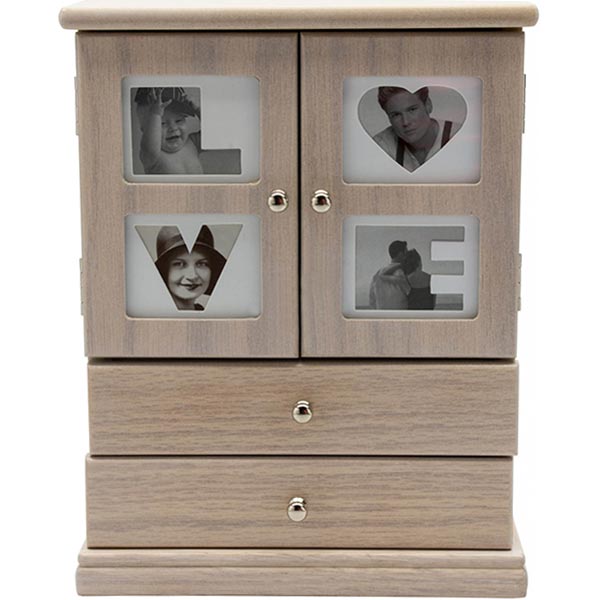Шкаф для украшений бежевый 20.9x11.7 см