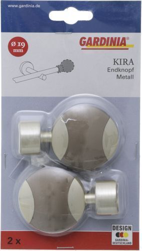 Наконечник Gardinia Kira Диск d19 мм шампань 2 шт. 