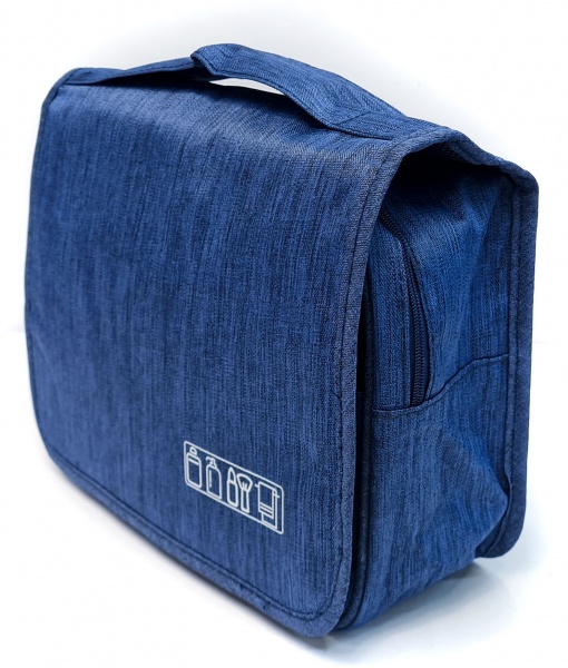 Косметичка-органайзер дорожня 24,5х18,5х10 см синій