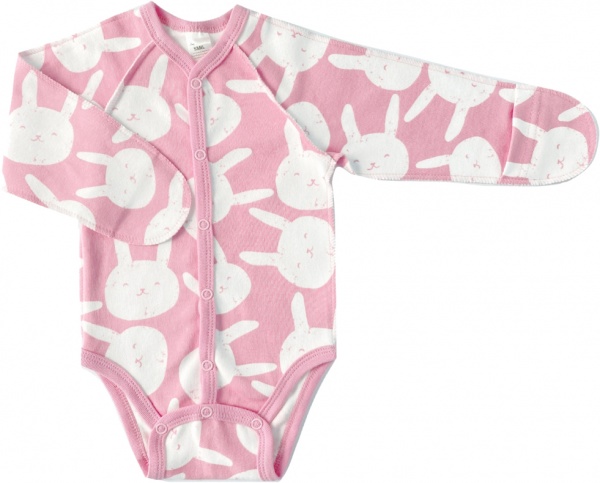 Боди для девочек для девочки Smil р.80 розовый с рисунком 102719 