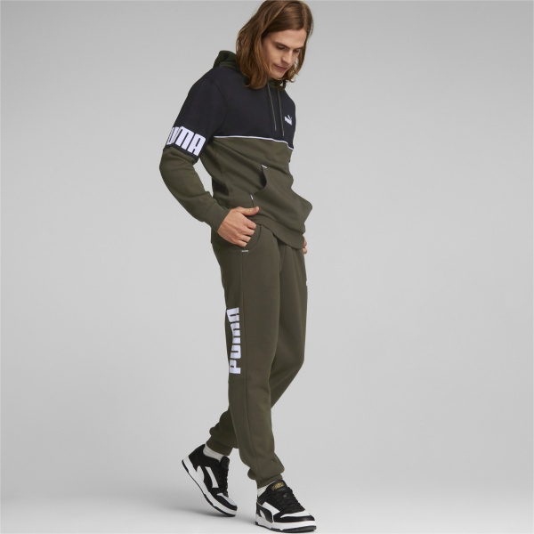 Штани Puma POWER SWEATPANTS FL CL 84985270 р. M зелений