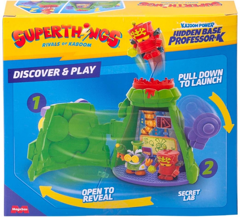 Игровой набор SuperThings SuperThings Kazoom Power Скрытая база Профессора К PSTSP112IN250