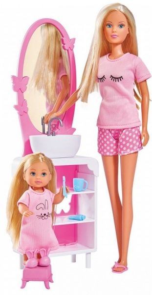 Ляльковий набір Simba Steffi & Evi Love Час вмиватися з аксесуарами