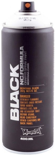 Краска аэрозольная Montana BLACK 9105 белый мат 400 мл