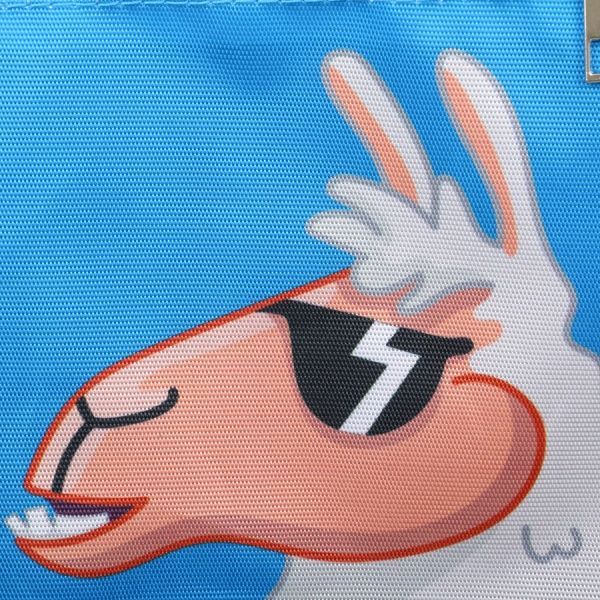 Сумка для взуття трансформер Лама блакитна