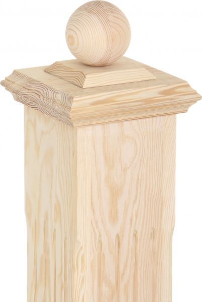 Стовп з кулею 1500х190х190 мм