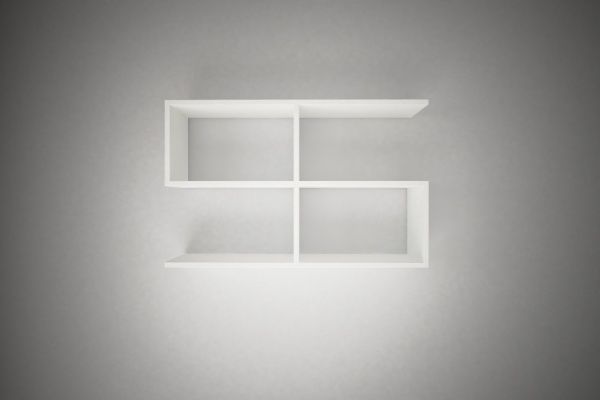 Полиця Lion ПН-11 900x220 мм німфея альба 