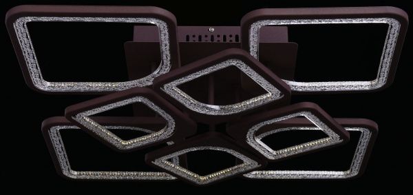 Люстра светодиодная Victoria Lighting 224 Вт черный с белым Foxy/PL8 